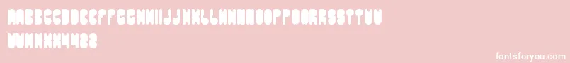 PORTABLE Font – White Fonts on Pink Background