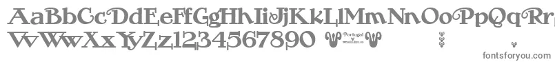 Więcej informacji o czcionce Portugal Vintage Czcionka Portugal Vintage – szare czcionki