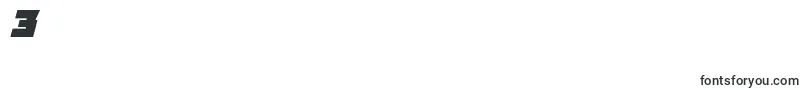 Positrons Italic Font – Fonts for Digit 3