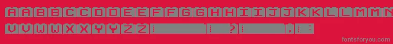 More about BuildingBlocks Font BuildingBlocks Font – Gray Fonts on Red Background