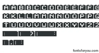  BuildingBlocks font