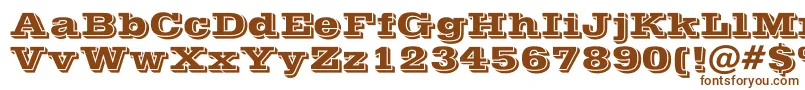 POSTOFFICE Font – Brown Fonts