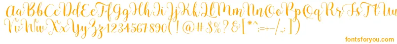 Pradyse Script Free Demo Font – Orange Fonts