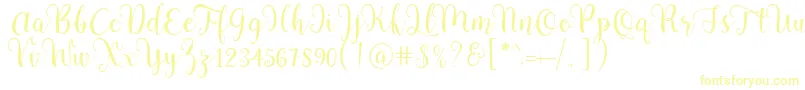 Pradyse Script Free Demo Font – Yellow Fonts