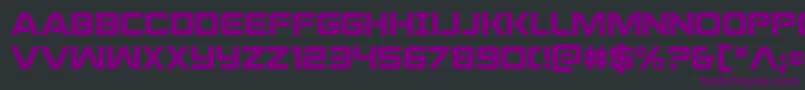 praetorian Font – Purple Fonts on Black Background