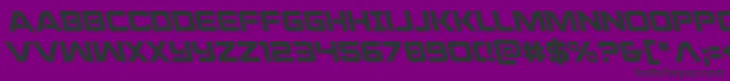 praetorianleft Font – Black Fonts on Purple Background