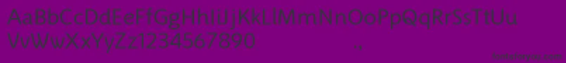 PragneaDemo Regular Font – Black Fonts on Purple Background