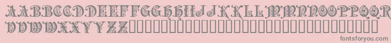 PRECIOSA Font – Gray Fonts on Pink Background