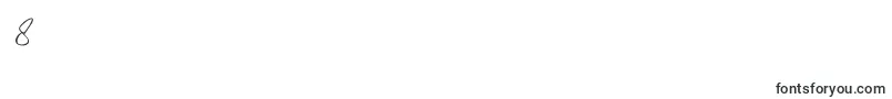フォントPrecious Soul – フォント数字8