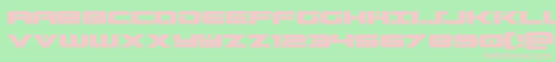 predataur Font – Pink Fonts on Green Background