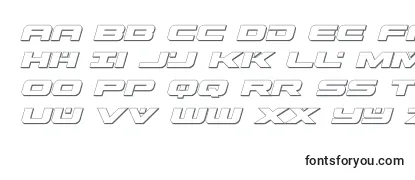 Обзор шрифта Predataur3dital