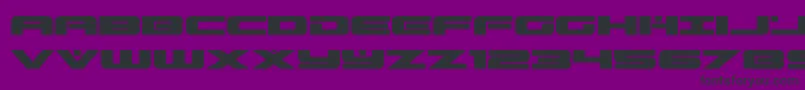 predataurexpand Font – Black Fonts on Purple Background