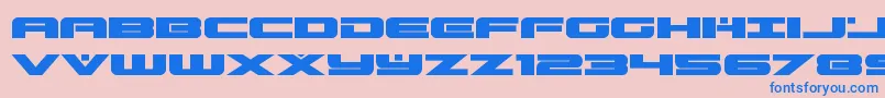 predataurexpand Font – Blue Fonts on Pink Background