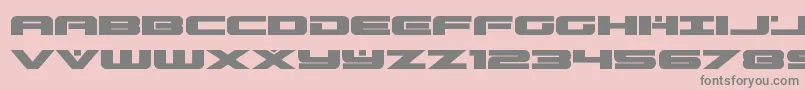 predataurexpand Font – Gray Fonts on Pink Background