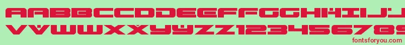 predataurexpand Font – Red Fonts on Green Background