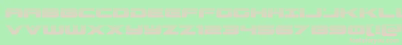 predataurgrad Font – Pink Fonts on Green Background