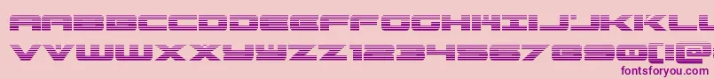 predataurgrad Font – Purple Fonts on Pink Background