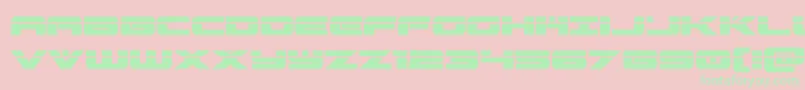 predataurlaser Font – Green Fonts on Pink Background
