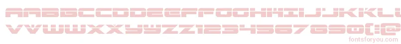 predataurlaser-Schriftart – Rosa Schriften auf weißem Hintergrund