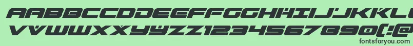 Police predataursuperital – polices noires sur fond vert