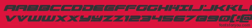 fuente predataursuperital – Fuentes Negras Sobre Fondo Rojo