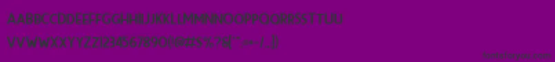Premier Sans-fontti – mustat fontit violetilla taustalla