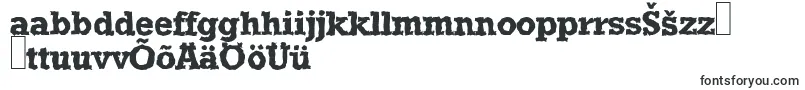 Czcionka StaffordrandomBold – estońskie czcionki