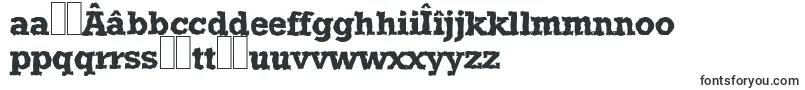 StaffordrandomBold-Schriftart – rumänische Schriften