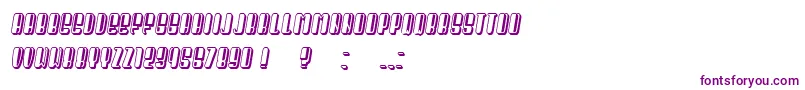 President Condensed Italic-fontti – violetit fontit