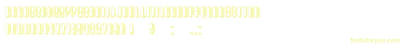 Шрифт President Condensed – жёлтые шрифты