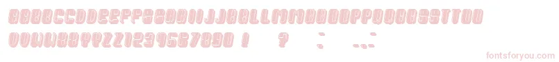 PresidentFilled Italic-Schriftart – Rosa Schriften