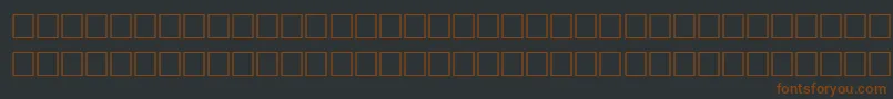 Шрифт AfTabookNormalTraditional – коричневые шрифты на чёрном фоне