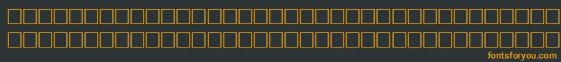 Шрифт AfTabookNormalTraditional – оранжевые шрифты на чёрном фоне