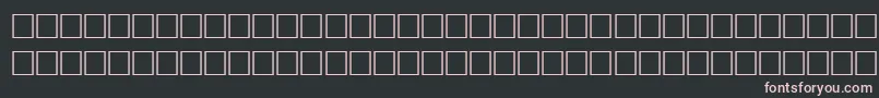 Czcionka AfTabookNormalTraditional – różowe czcionki na czarnym tle