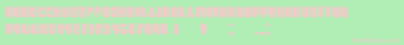 PresidentFilled Font – Pink Fonts on Green Background