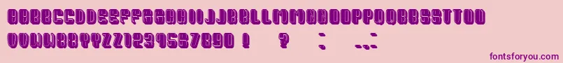 PresidentFilled Font – Purple Fonts on Pink Background