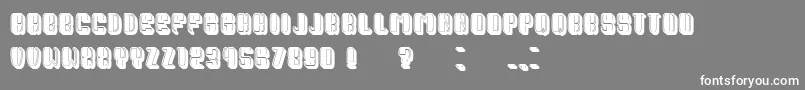 PresidentFilled Font – White Fonts on Gray Background