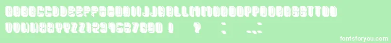 PresidentFilled Font – White Fonts on Green Background