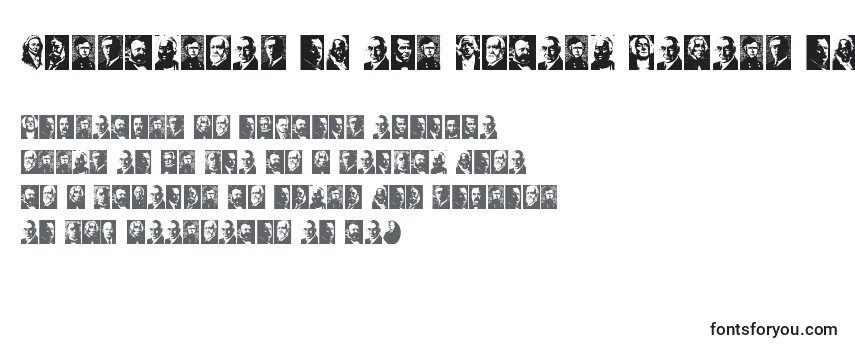 Schriftart Presidents of the United States of America