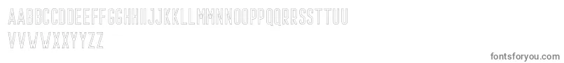 Prestage Outline Demo Font – Gray Fonts