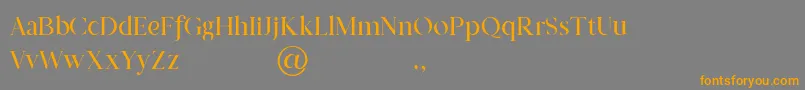Más sobre la fuente Prestige Signature Serif Demo fuente Prestige Signature Serif Demo – Fuentes Naranjas Sobre Fondo Gris