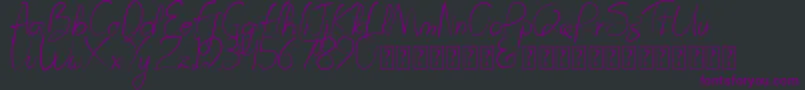 Prestigious Olives   Dafont Font – Purple Fonts on Black Background