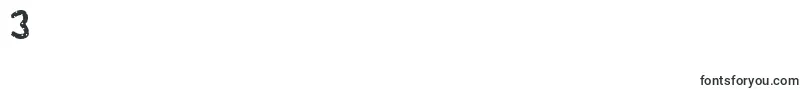 フォントPRETS    – フォント数字3