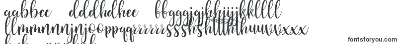 Pretty Queen-Schriftart – nyanja Schriften