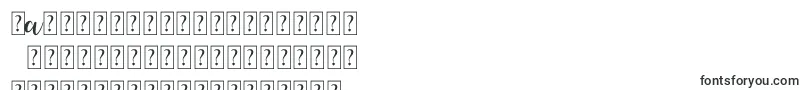 Pretty Queen-Schriftart – kirgisische Schriften