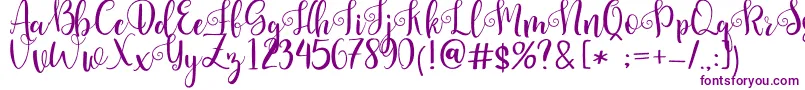 Pretty Queen Font – Purple Fonts