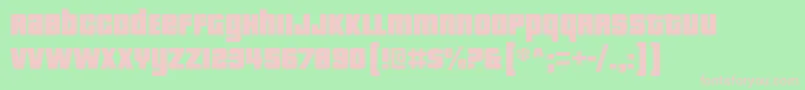 pricedown bl Font – Pink Fonts on Green Background
