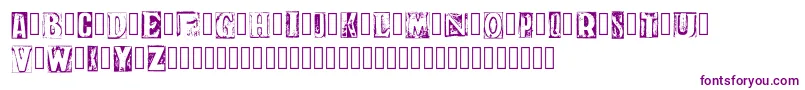 PrintRoom1 Demo Regular Font – Purple Fonts on White Background