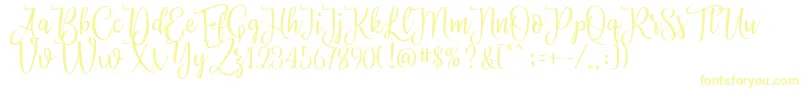 Priscilla Script Font – Yellow Fonts