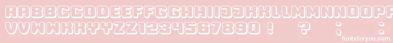 Professor3D Font – White Fonts on Pink Background